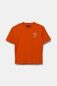 Tommy Hilfiger t-shirt okrągły pomarańczowy KB0KB09650.116.122.PPYA