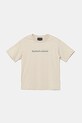 Emporio Armani t-shirt bawełniany dziecięcy 2-pack EB000318.AF13913 beżowy SS25