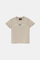 Băieți Emporio Armani tricou de bumbac pentru copii 3-pack EB000320.AF13913 bej
