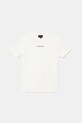 Emporio Armani t-shirt bawełniany dziecięcy nadruk biały EB000421.AF15013