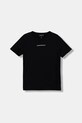 Emporio Armani t-shirt bawełniany dziecięcy nadruk granatowy EB000421.AF15013