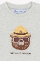 Chłopiec Tartine et Chocolat t-shirt bawełniany niemowlęcy CA10051.80.94 szary