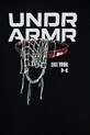 CHLAPEC Dětské tričko Under Armour Hoops Net SS 1389991 černá