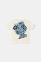 United Colors of Benetton t-shirt bawełniany dziecięcy x Marvel nadruk beżowy 35RYC10N9.G.Seasonal