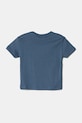 Детская хлопковая футболка United Colors of Benetton 3I1XG10IJ.P.Seasonal голубой SS25