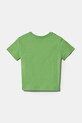 Дитяча бавовняна футболка United Colors of Benetton 3I1XG10IJ.P.Seasonal зелений SS25
