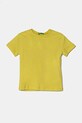 United Colors of Benetton t-shirt bawełniany dziecięcy 3I1XG10IJ.P.Seasonal zielony SS25