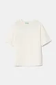 United Colors of Benetton tricou de bumbac pentru copii 3I1XC10O4.G.Seasonal bej SS25