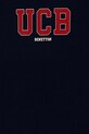 Băieți United Colors of Benetton tricou de bumbac pentru copii 3I1XG10HT.P.Seasonal bleumarin