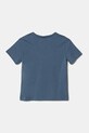United Colors of Benetton tricou de bumbac pentru copii 3I1XG10HT.P.Seasonal albastru SS25