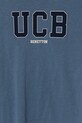 Băieți United Colors of Benetton tricou de bumbac pentru copii 3I1XG10HT.P.Seasonal albastru