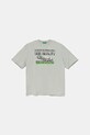 Дитяча бавовняна футболка United Colors of Benetton бавовна сірий 35RYC10NC.G.Seasonal