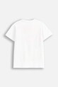 Dječja pamučna majica kratkih rukava Coccodrillo WC5143201VBA bijela SS25