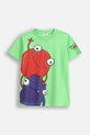 Coccodrillo tricou de bumbac pentru copii print verde WC5143208VBA