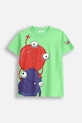 Coccodrillo tricou de bumbac pentru copii print verde WC5143208VBA