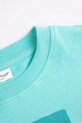 Dječaci Dječja pamučna majica kratkih rukava Coccodrillo WC5143210VBA tirkizna