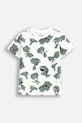 Παιδικό βαμβακερό μπλουζάκι Coccodrillo στάμπα λευκό WC5143217VBA