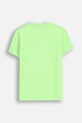 Детская хлопковая футболка Coccodrillo WC5143222VBA зелёный SS25