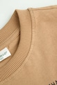 Мальчик Детская хлопковая футболка Coccodrillo WC5143202MBJ бежевый