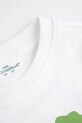 Chłopiec Coccodrillo t-shirt bawełniany dziecięcy WC5143201MBK biały