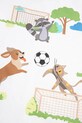 Дитяча бавовняна футболка Coccodrillo білий WC5143201MBK