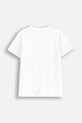 Detské bavlnené tričko Coccodrillo WC5143203DBJ biela SS25