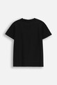 Coccodrillo t-shirt bawełniany dziecięcy WC5143205DBJ czarny SS25