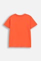 Detské bavlnené tričko Coccodrillo WC5143202DBK oranžová SS25