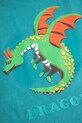Coccodrillo tricou de bumbac pentru copii verde WC5143204DBK