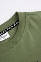 Dječaci Dječja pamučna majica kratkih rukava Coccodrillo WC5143201GBJ zelena