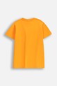 Coccodrillo t-shirt bawełniany dziecięcy WC5143203GBJ pomarańczowy SS25