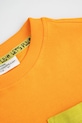 Coccodrillo t-shirt bawełniany dziecięcy pomarańczowy WC5143203GBK