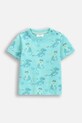 Coccodrillo tricou bumbac turcoaz WC5143201DBN