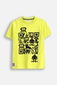 Coccodrillo t-shirt nadruk zielony WC5143202GBJ