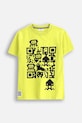 Coccodrillo t-shirt nadruk zielony WC5143202GBJ