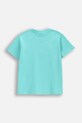 Dětské bavlněné tričko Coccodrillo WC5143202VBB tyrkysová SS25