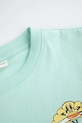 Chlapec Detské bavlnené tričko Coccodrillo WC5143209VBB tyrkysová