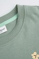 Chłopiec Coccodrillo t-shirt bawełniany dziecięcy WC5143212VBB zielony