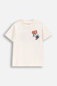 Coccodrillo tricou de bumbac pentru copii print bej WC5143222VBB