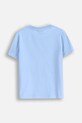 Coccodrillo t-shirt bawełniany dziecięcy WC5143210VBD niebieski SS25