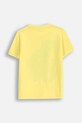 Coccodrillo t-shirt bawełniany dziecięcy WC5143211VBD żółty SS25