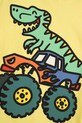 Coccodrillo t-shirt bawełniany dziecięcy żółty WC5143211VBD