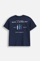 Coccodrillo t-shirt WC5143203HBJ granatowy SS25