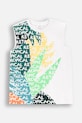 Coccodrillo tricou din bumbac print alb WC5143301TBJ