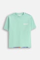 Majica kratkih rukava Coccodrillo pamuk tirkizna WC5143202IBJ