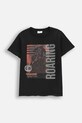 Coccodrillo tricou din bumbac print negru WC5143205WBJ
