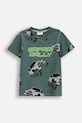 Coccodrillo t-shirt bawełniany wzorzyste zielony WC5143204WBK