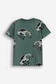 Coccodrillo t-shirt bawełniany WC5143204WBK zielony SS25