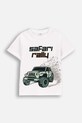 Coccodrillo tricou din bumbac print alb WC5143206WBK
