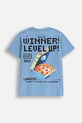 Coccodrillo t-shirt in cotone per bambini WC5143205VBD blu SS25